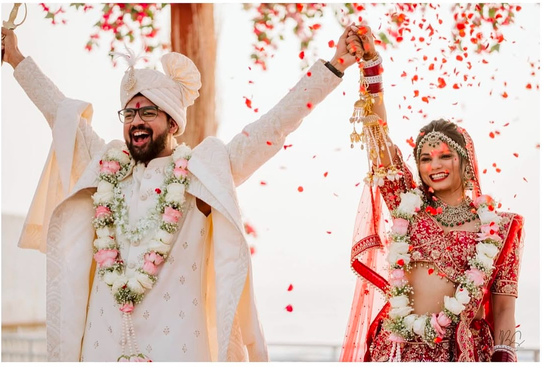 Indian Bride and Groom and their Happily Ever After