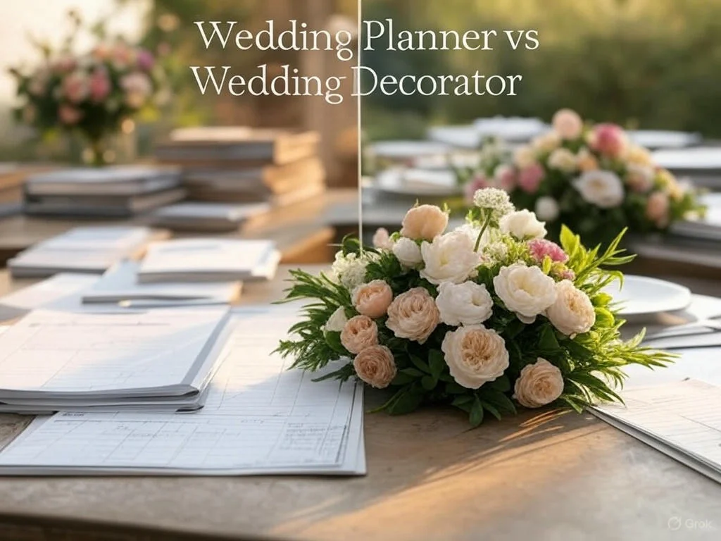 Difference Between a Wedding Planner vs. Wedding Decorator